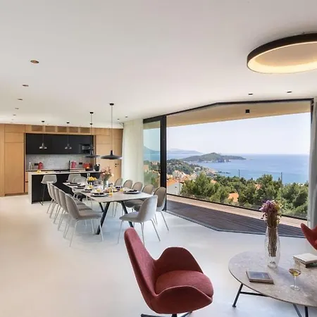 Modern In With Infinity Rooftop Pool Villa Dubrovnik